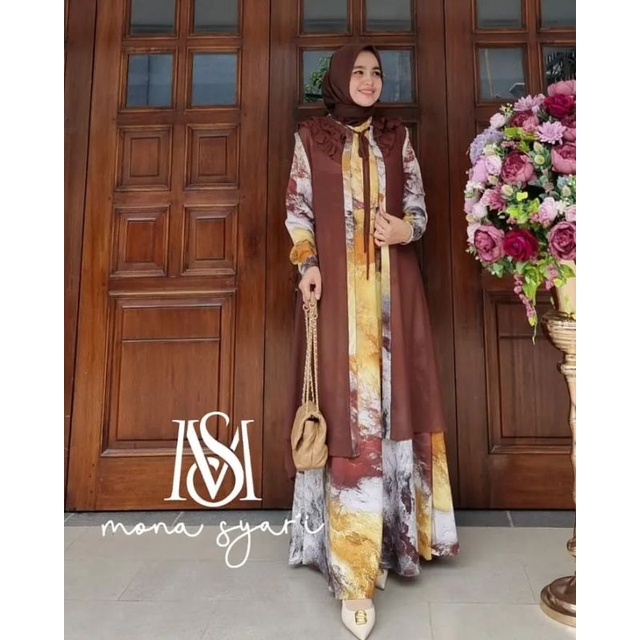 QINAAN GAMIS SET ROMPI MONA SYARI BY ME