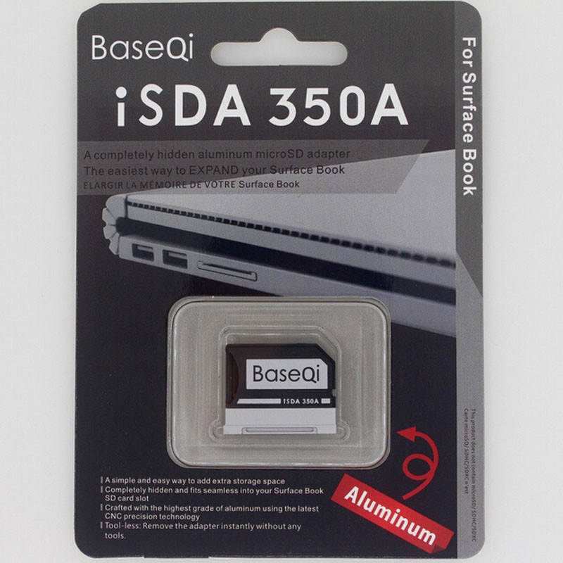 BASEQI 350A Micro SD Card Microsoft Surface Book / Surface Book 2