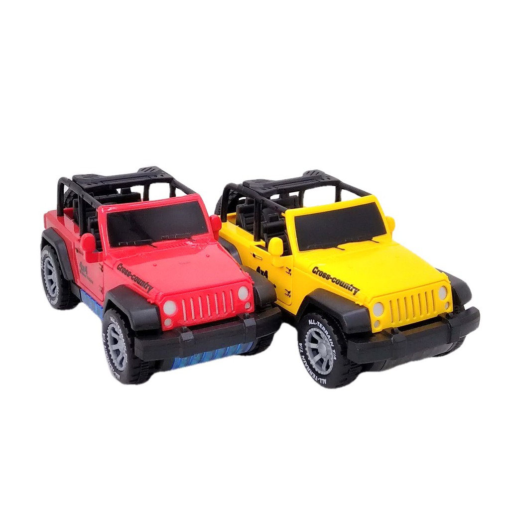 Diecast Cross Country 4x4 Mobil Off-Road Mainan Anak