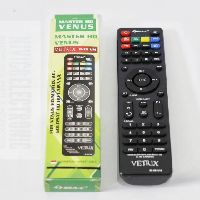 Remot receiver MASTER HD VENUS VETRIX R19 VM