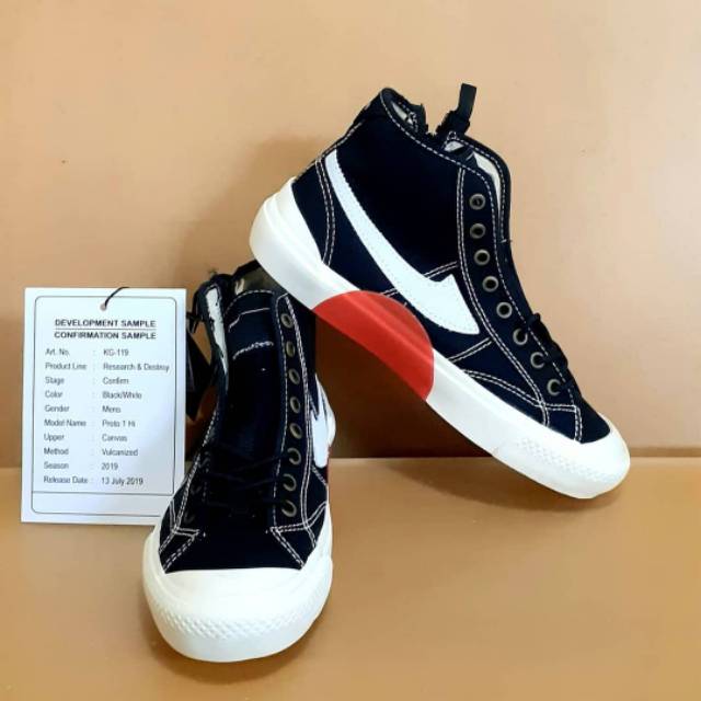 Sepatu Compass Proto 1 Hi RnD ORIGINAL Size 40 BNIB FULLSET