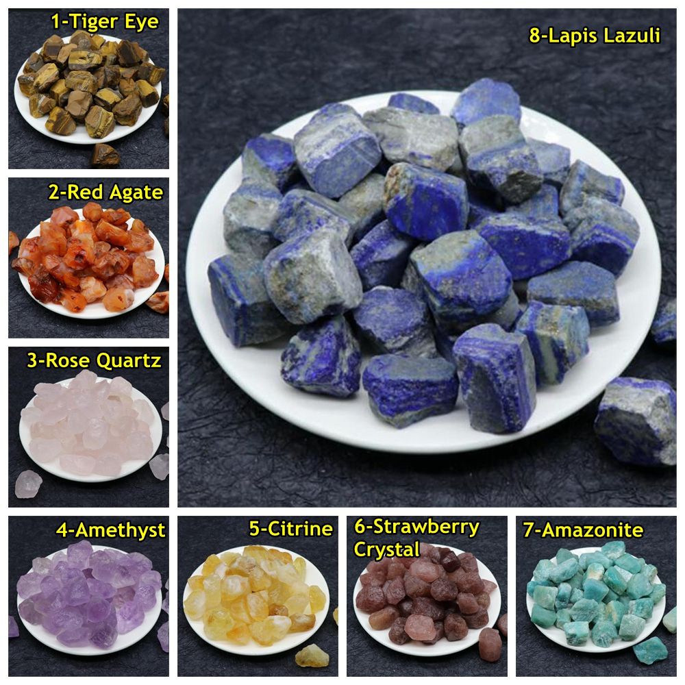 Chookey Ornamen Batu Kristal Mentah Alami Mini Asimetris Warna Putih Untuk Koleksi / Penyembuhan Rock