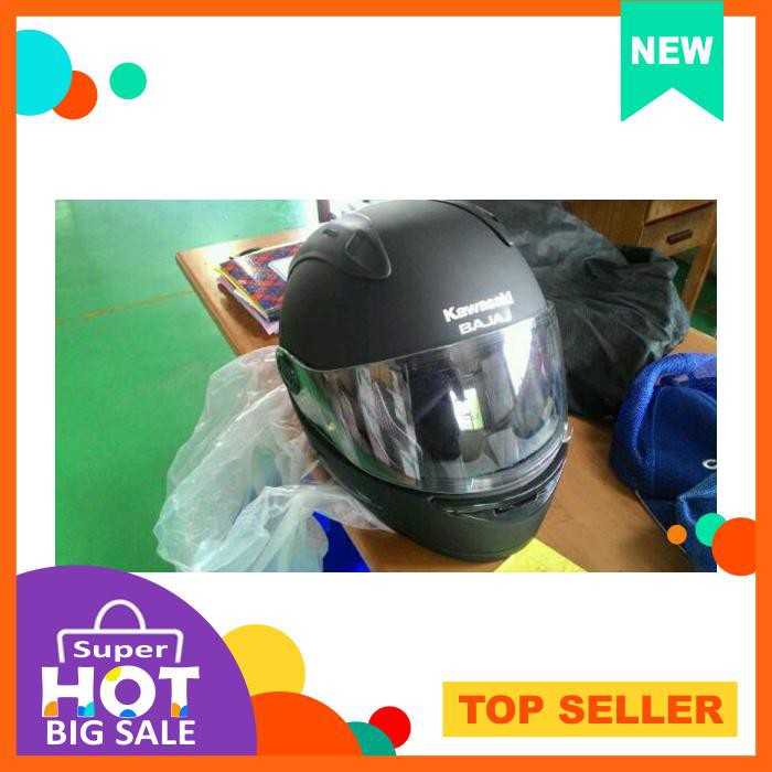 Helm Kawasaki Bajaj Black Doff
