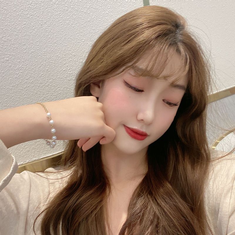 Gelang Maidie Korean Pearl Asymetric Bracelet Mutiara Style Korea