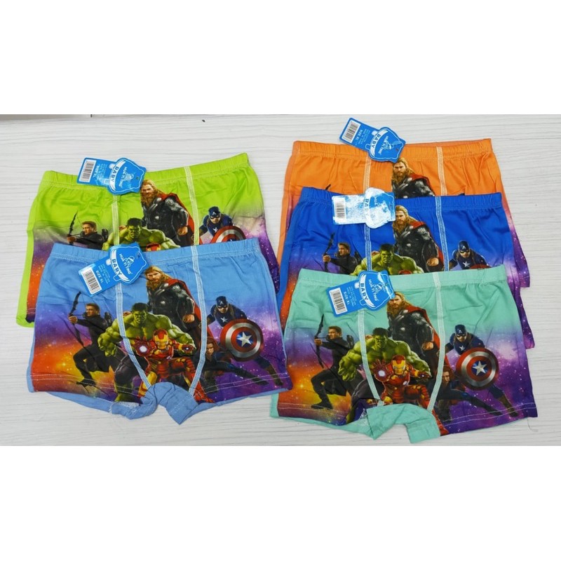 12 PCS BOXER ANAK LAKI GONTANO LUSINAN