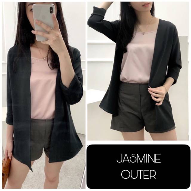 BEFAST - ZEC Outer REFLIE / Jasmine Outer / Outer wanita / Cardigan Wanita Casual / Cardigan Polos / Cardigan Kekinian