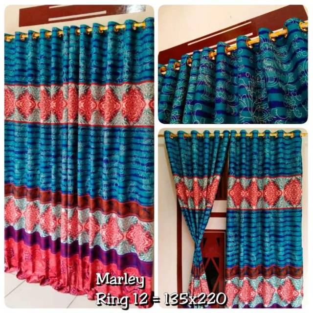 Gorden pintu jendela  Gorden katun  Gorden murah