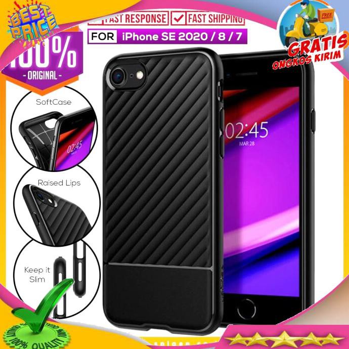 NEW PRODUK CASE IPHONE SE 2020 / 8 / 7 SPIGEN CORE ARMOR SOFTCASE CASING COD