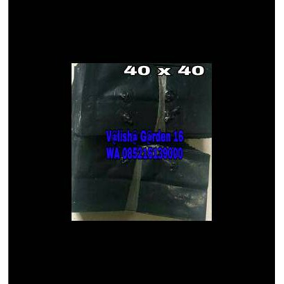 Dijual polybag Hitam Tebal 40 x 40 10 lembar Berkualitas