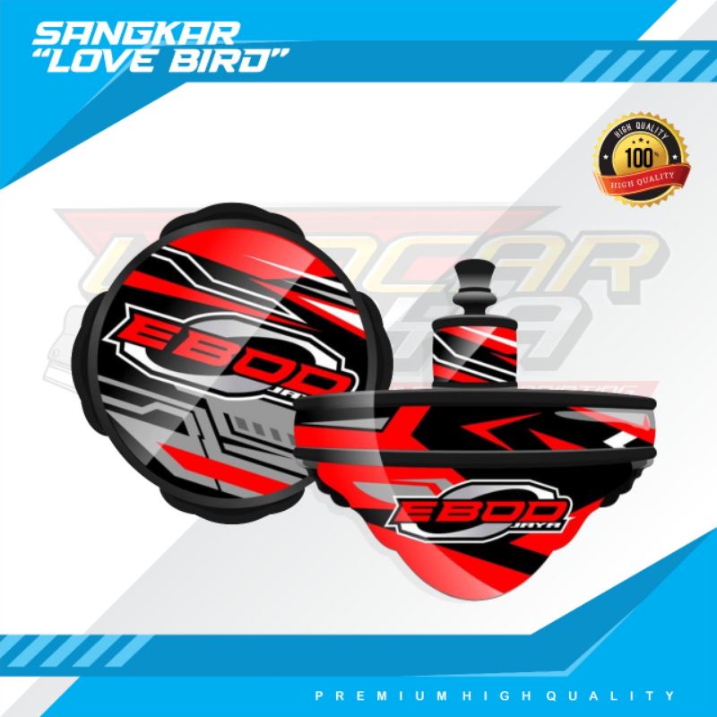 Stiker Sangkar Lovebird EBOD JAYA