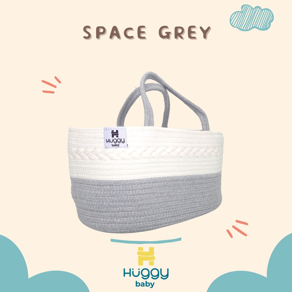 Huggy Baby BAG01 Rope Caddy Bag | Diaper Bag Organizer Bag Tas Bayi