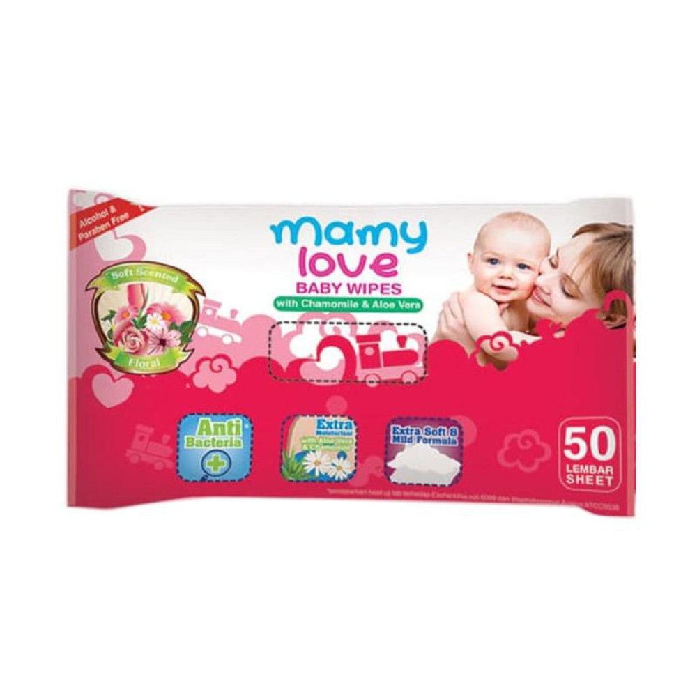 MAMY POKO WIPES REGULER 2X52 NON PARFUME