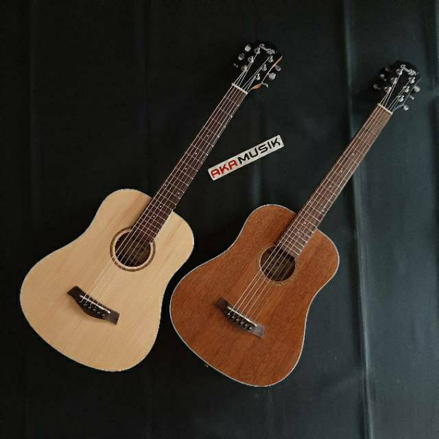 Gitar akustik cowboy 3/4 original gw 120 ns dan gw 120 nabisa upgrade elektrik