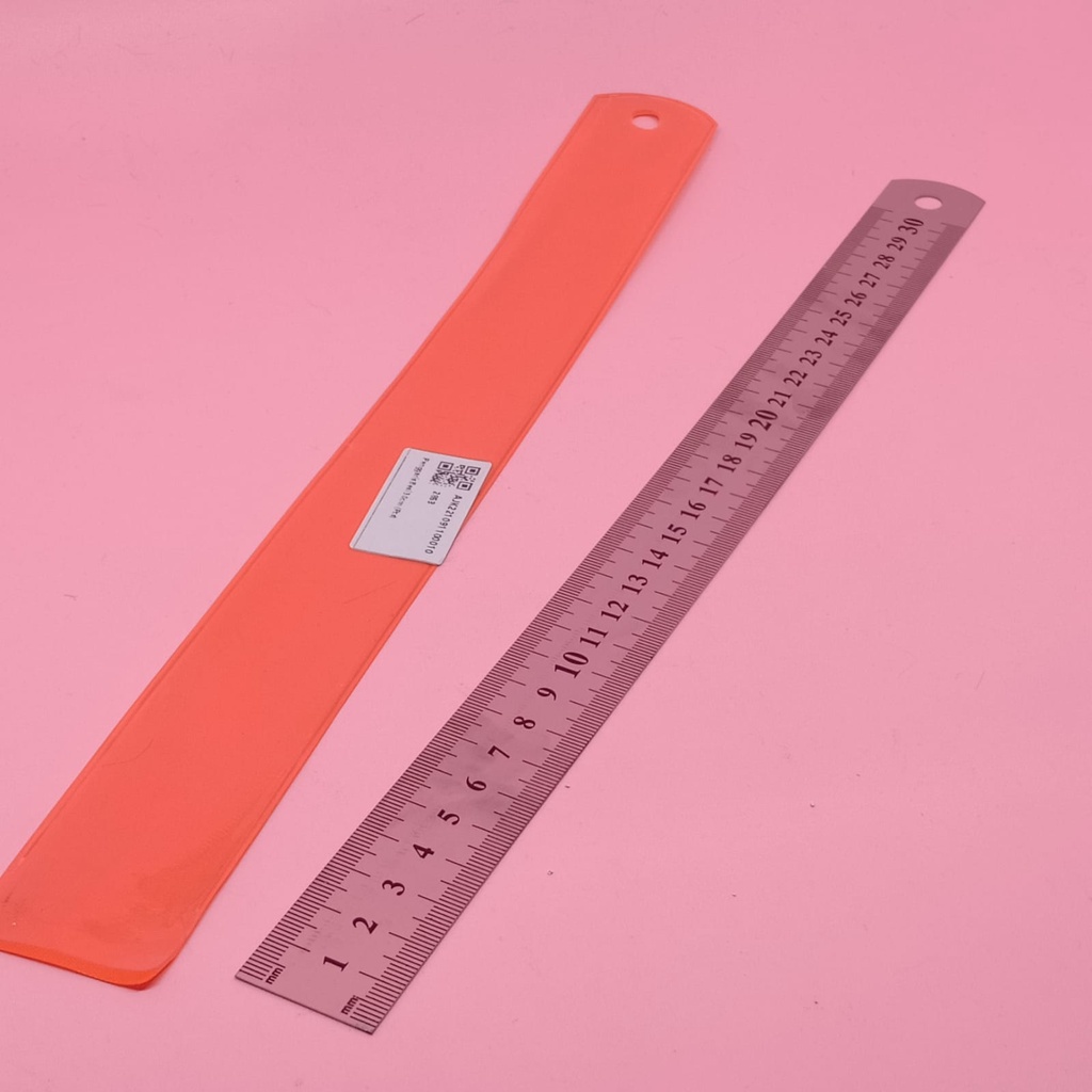 

iron ruler 30cm - penggaris besi alat ukur panjang pengukur gambar