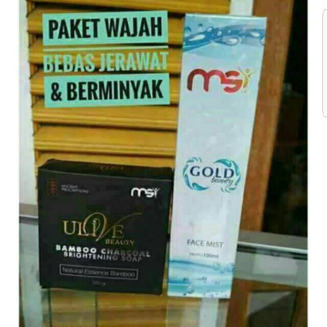 paket mix sabun bamboo dan Facemist ORI member resmi Msi