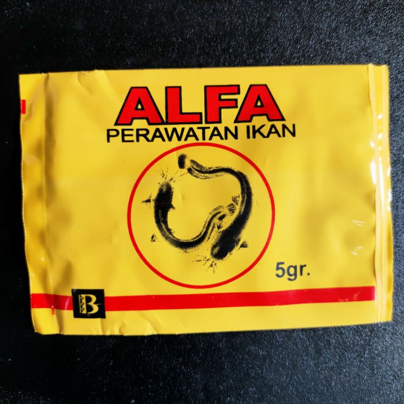 Alfa obat perawatan ikan sakit infeksi 5 gram