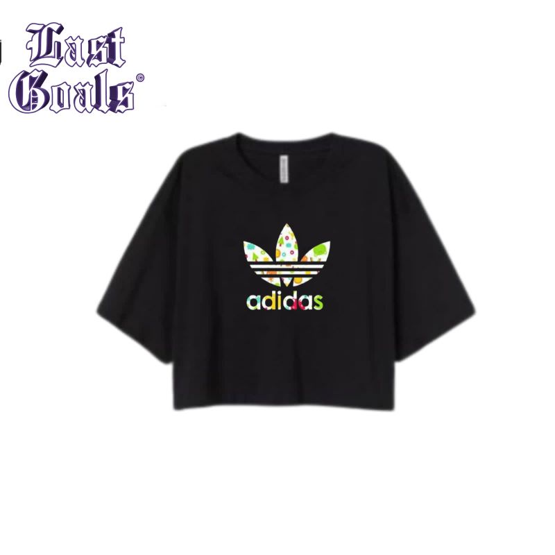 crop top ADIDAS / crop tee distro / crop top korea / Kaos crop top / kaos wanita oversize / kaos vin