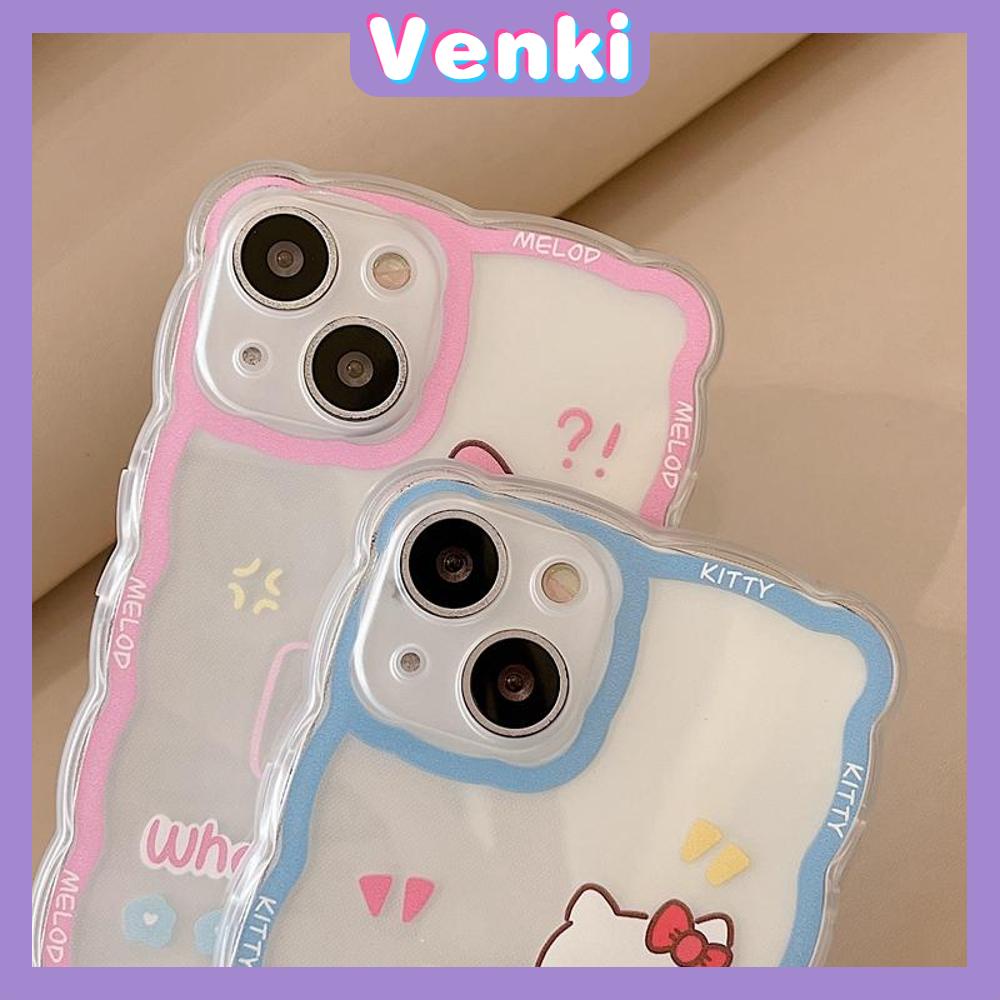 iPhone Case Silicone Soft Case Clear Case Wave Airbag Shockproof Camera Cover Protection Cartoon Cute Compatible For iPhone 11 iPhone 13 Pro Max iPhone 12 Pro Max iPhone 7 Plus xr