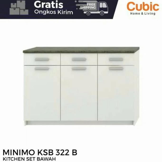 Rak Piring Lemari Dapur Bawah Kitchen Set Laci Tempat Sendok Terlaris Vinvinbila