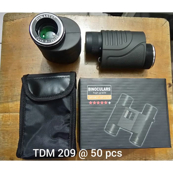 PROMO COD teropong TDM-209 zoom 8-20x25
