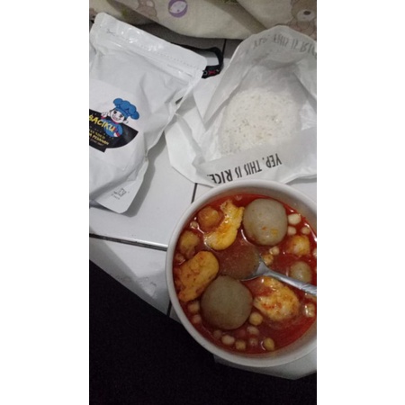 

baso Aci ayam suwir kuah pedas cabai asli boci cabe setan boci cabe mercon