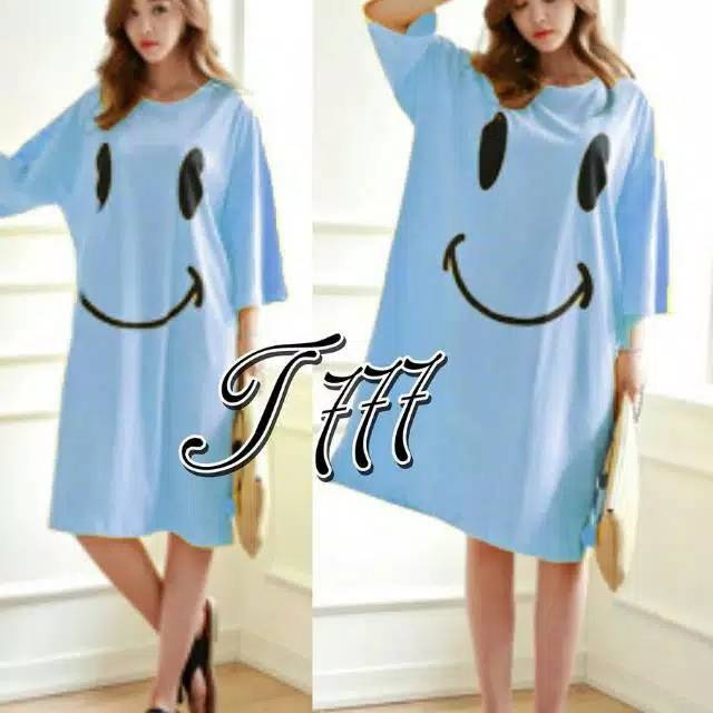 DRESS  WANITA SMILERABBIT JUMBO SIZE Fit XL