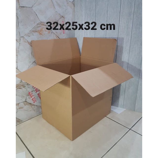 

Kardus / Box / uk. 32x25x32 cm / Karton packing polos baru ST