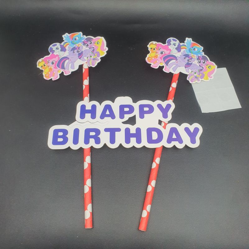 TOPPER CAKE HAPPY BIRTHDAY KARAKTER / TOPPER KUE / TOPPER HAPPY BIRTHDAY/ TOPPER KARAKTER / TOPPER