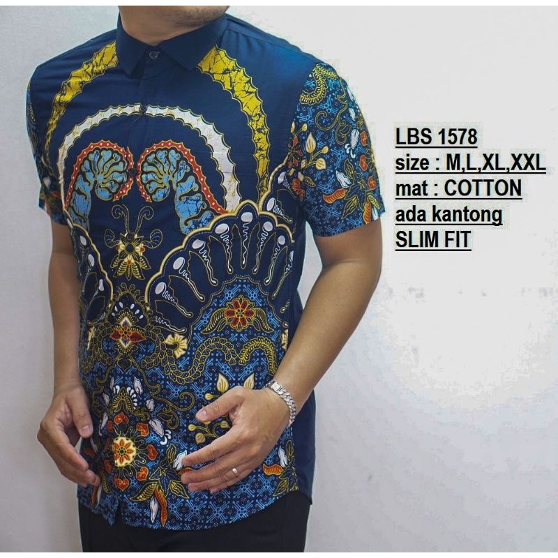 BAJU BATIK PRIA // BATIK UNIK / BATIK MEWAH XXL