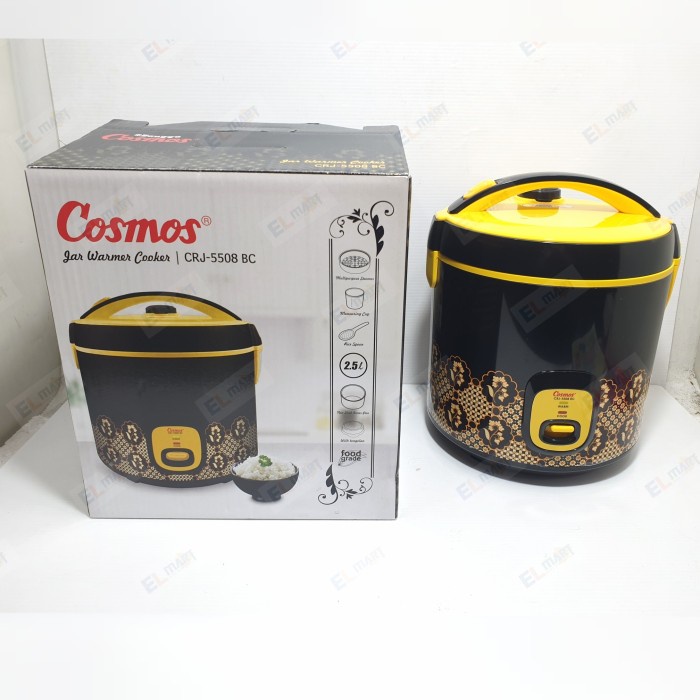 Cosmos Magic Com Jumbo 2,5L Liter CRJ 5508 BC 5508BC Jar Warmer Besar