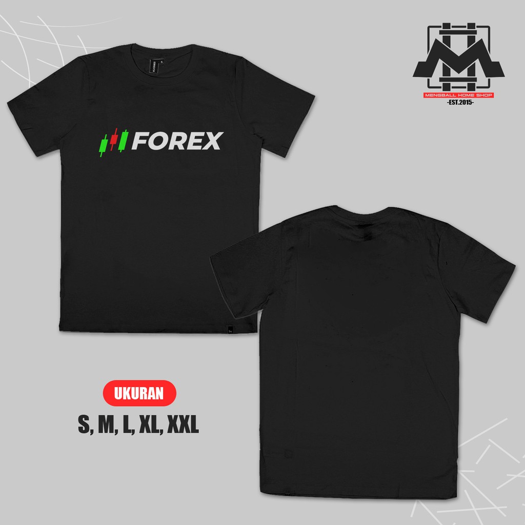 Kaos Baju Forex Lilin Kaos Trader / Kaos Trading / Kaos Investasi / Baju Perusahaan