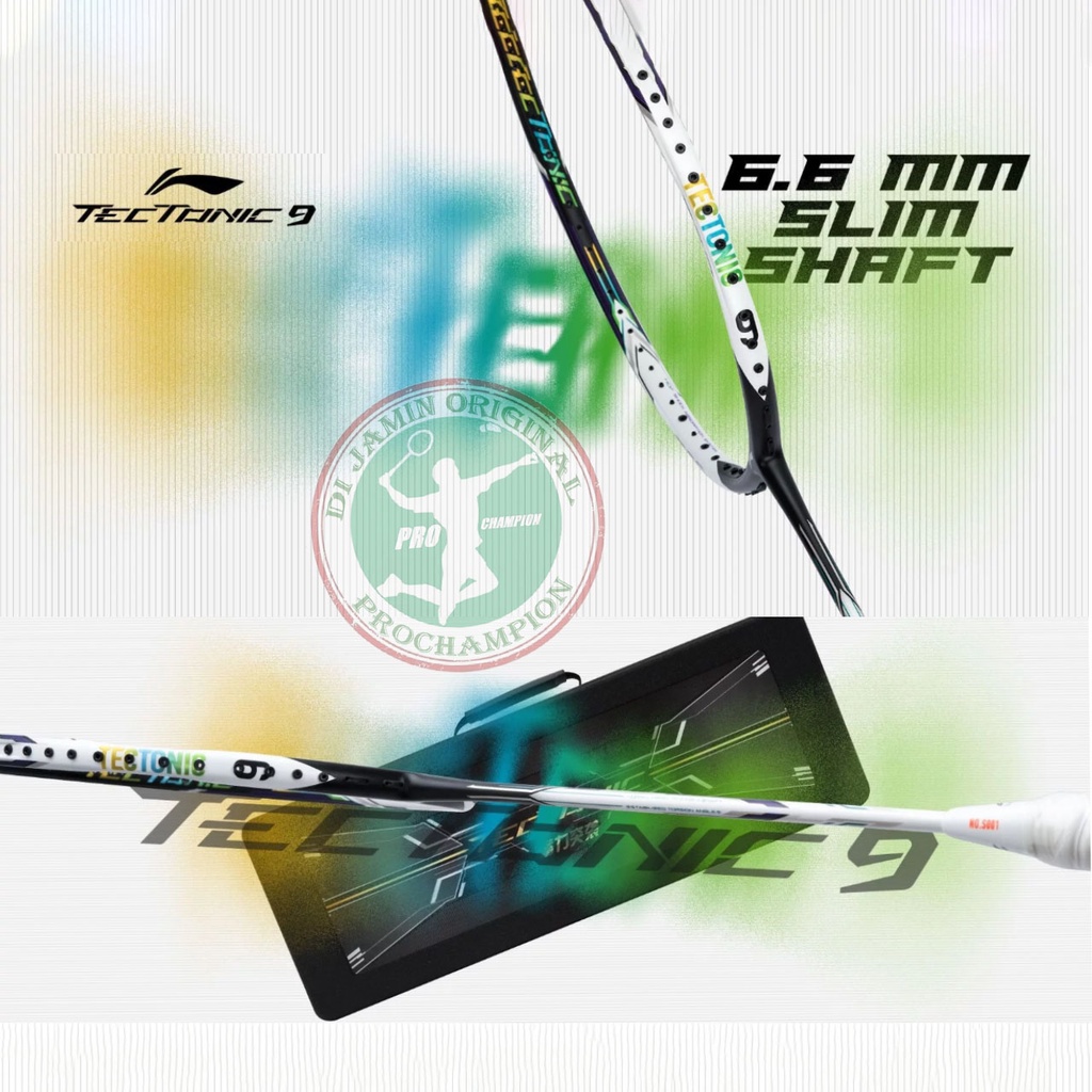 Lining Tectonic 9 Limited Edition Raket Badminton Original