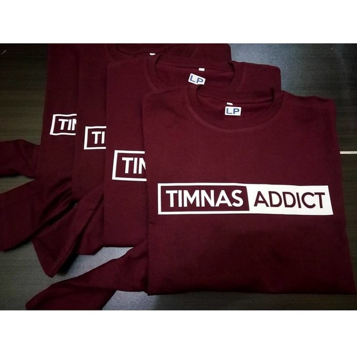 Kaos Tshirt Baju Combed 30S Distro Timnas Indo Indonesia Addict