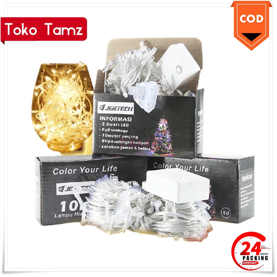 COD MAKASSAR Lampu Tumblr Box 100 Ready TokoTamz Online Shop Shopee tokotamz Makassar Toko Tamz