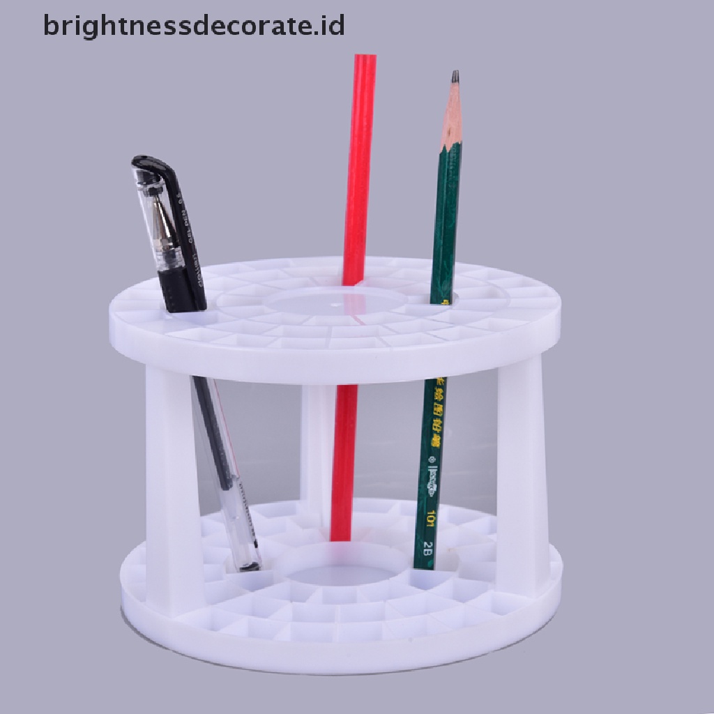 Stand Holder Kuas Lukis 49 Lubang Dapat Dilipat Untuk Seniman