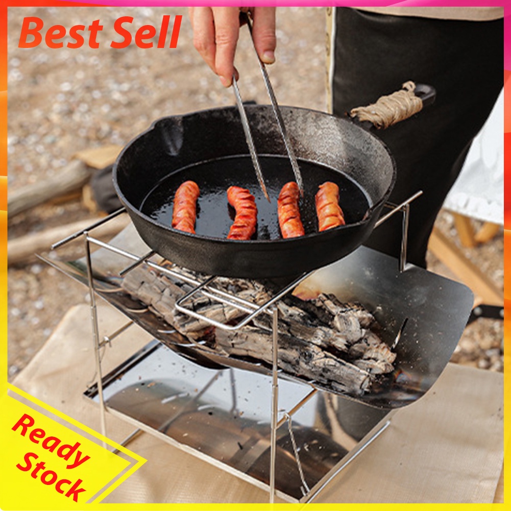 Outdoor Detachable Folding Camping Grill Ultra-Light Barbecue Grill Stove