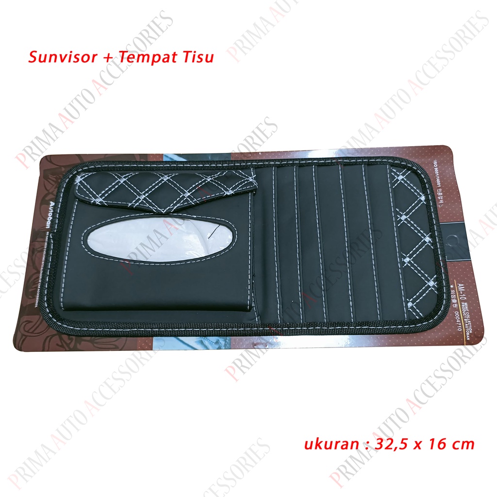 Sunvisor Tempat Tissu CD DVD Mobil