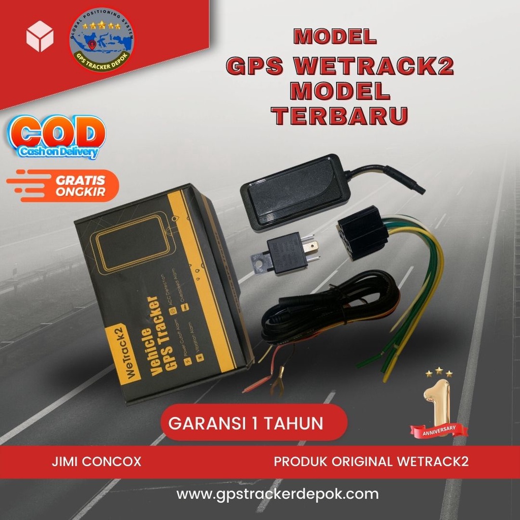 GPS Tracker Wetrack 2 terbaru Original Garansi