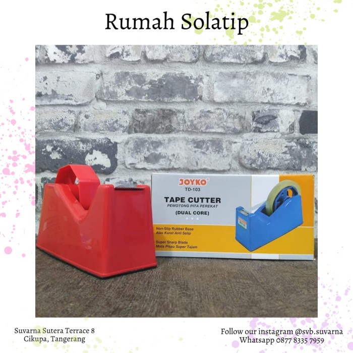 

Murah Rumah Solatip Selotip / Tempat Lakban Isolasi Tape Joyko Td 103 Sale!!!