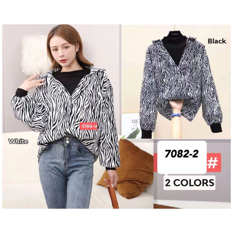 atasan semi rajut import 7082-2