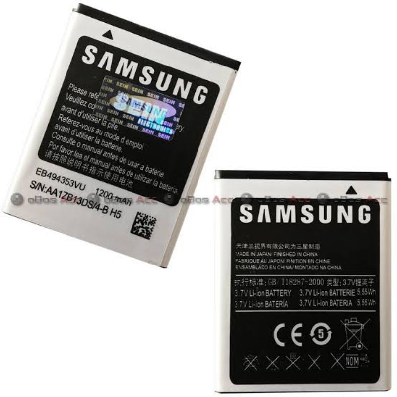 Baterai Samsung Galaxy star Duos S5280 S5282 original batre baterai hp