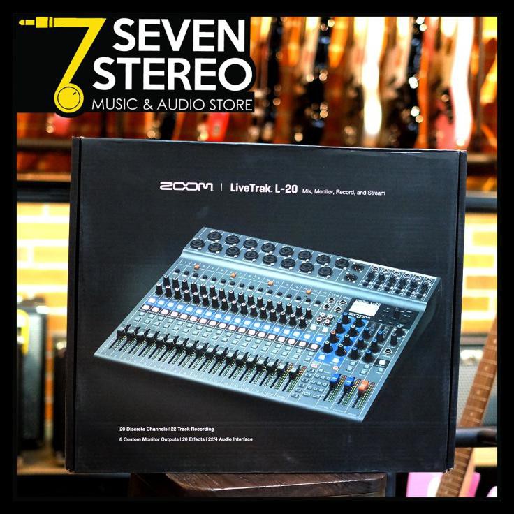 PROMO HARGA MURAH    Zoom L-20 L20 Live Track Digital Mixer - Mixer Audio Multitrack Vcl451