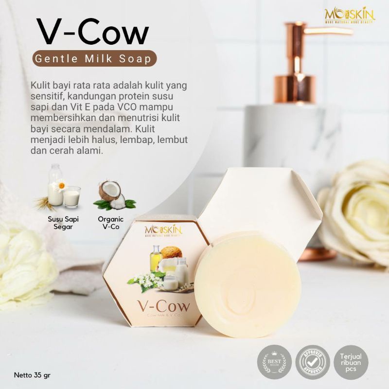 Moraskin Sabun Moiskin Moraskin VCO V-Cow