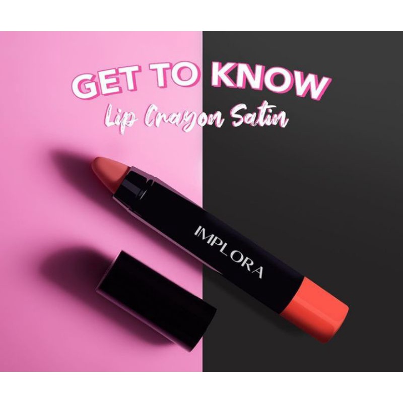 Jual Implora Lip Crayon Satin Shopee Indonesia