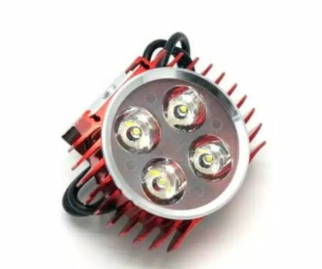 Lampu Tembak Slim 4 Mata 3 Mode Tembak Luxeon Universal Motor Mobil