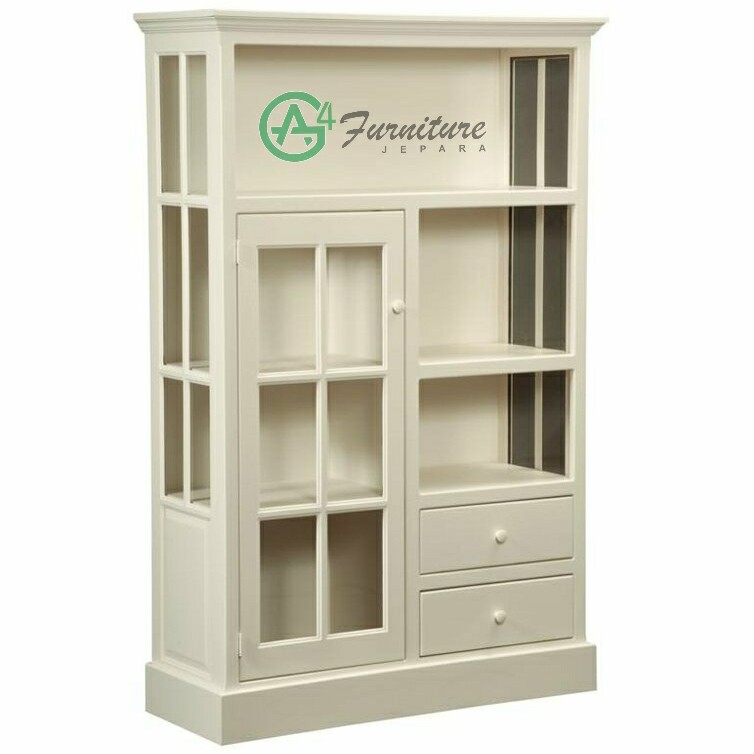 Lemari Penyimpanan Alat Dapur Minimalis - Kayu Mahoni