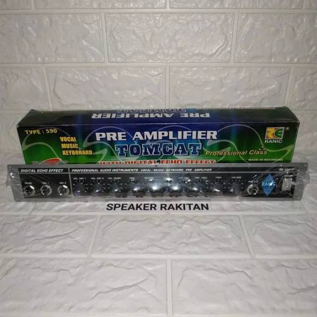 Kit Pre Amplifier tone control TOMCAT 590 Ranic