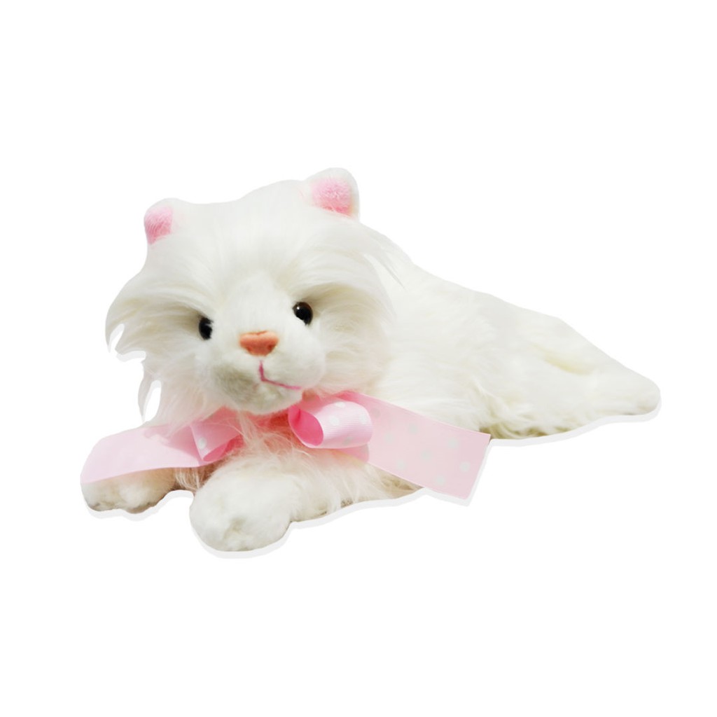 Boneka Kucing ISTANA BONEKA Ly Hairry Cat White Lucu kitty hewan animal kucing putih boneka merrie