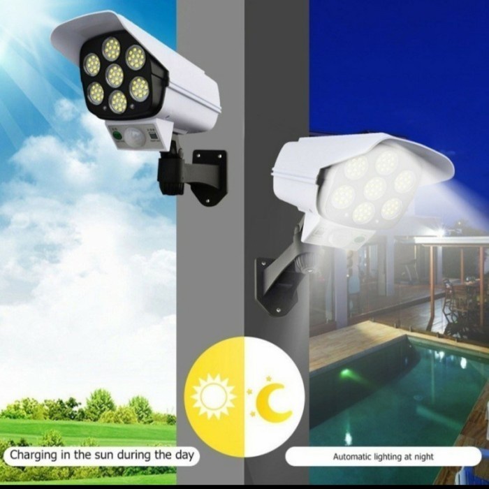 LED SUN SECURITY - LAMPU HALAMAN RUMAH ANTI MALING