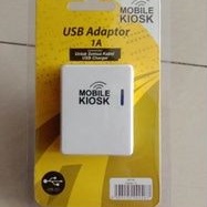 Kepala Charger semua kabel casan USB ADAPTOR 1A Mobile kiosk (UNIVERSAL)